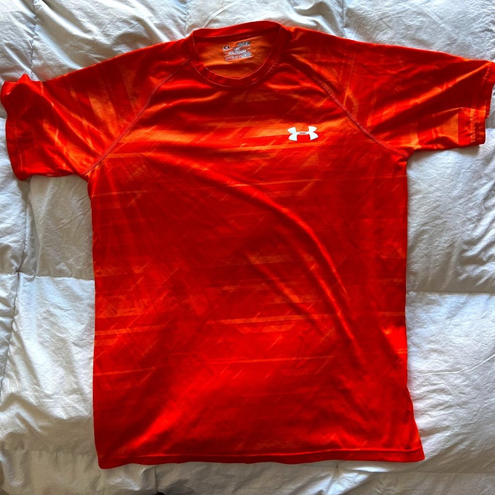 Under Armour Loose Heatgear Short Sleeve Orange
